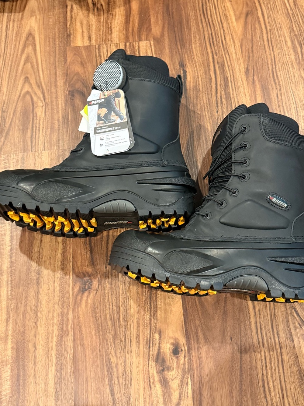 Baffin Workhorse Safety Toe and Plate Black Winter Boots Men's US 11 $290